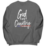 God & Country Crewneck - Man Up God's Way