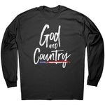 God & Country Long Sleeve - Man Up God's Way