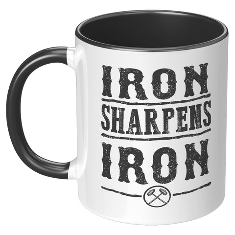 Iron Sharpens Iron Mug - Man Up God's Way