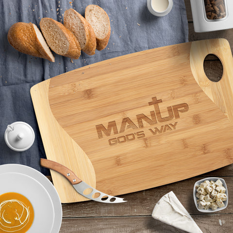 ManUp Cutting Board - Man Up God's Way