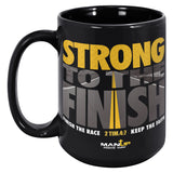Strong To The Finish Mug - Man Up God's Way