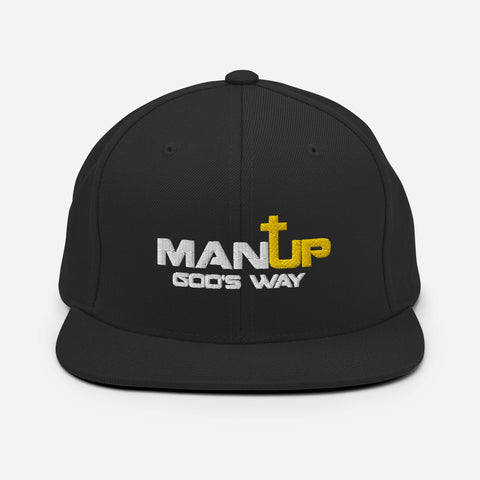 ManUp Snapback Hat - Man Up God's Way
