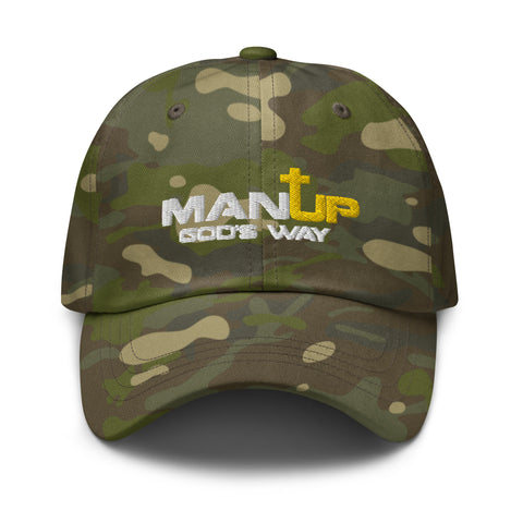 ManUp Camo Dad Hat - Man Up God's Way
